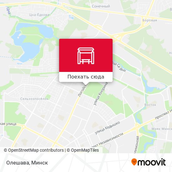 Карта Олешава