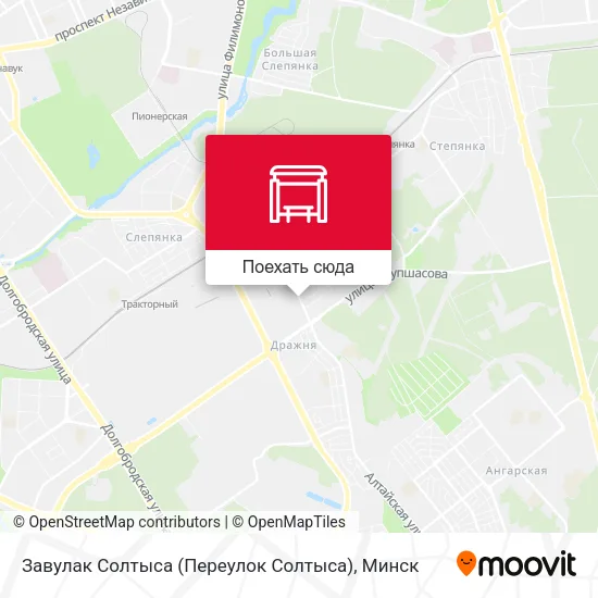 Карта Завулак Солтыса (Переулок Солтыса)