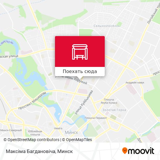 Карта Максіма Багдановіча