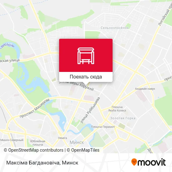 Карта Максіма Багдановіча