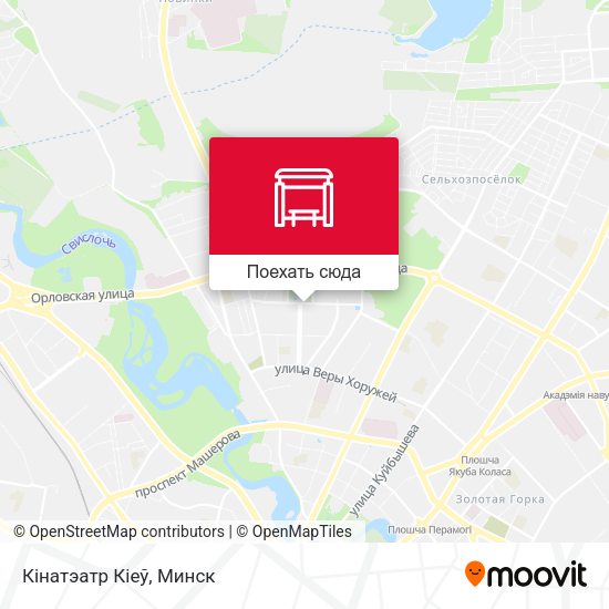 Карта Кінатэатр Кіеў