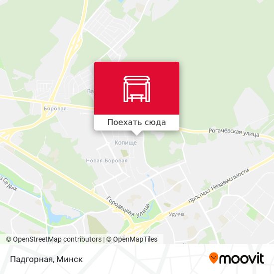 Карта Падгорная