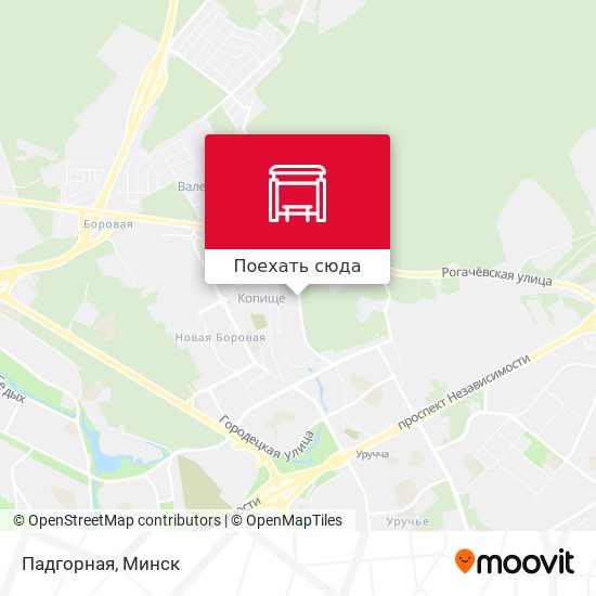 Карта Падгорная