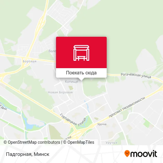 Карта Падгорная
