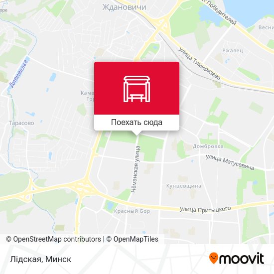 Карта Лідская