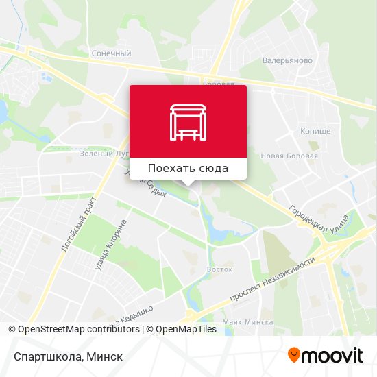 Карта Спартшкола