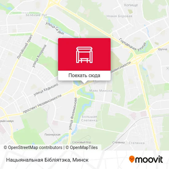Карта Нацыянальная Бібліятэка