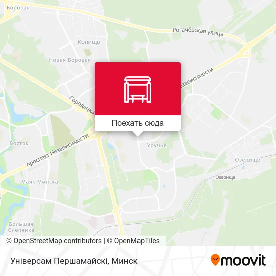 Карта Універсам Першамайскі