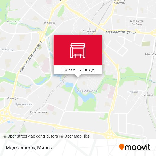 Карта Медкалледж