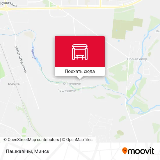 Карта Пашкавічы