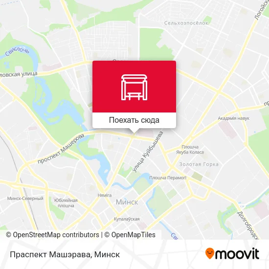 Карта Праспект Машэрава