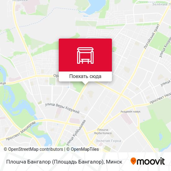 Карта Плошча Бангалор (Площадь Бангалор)