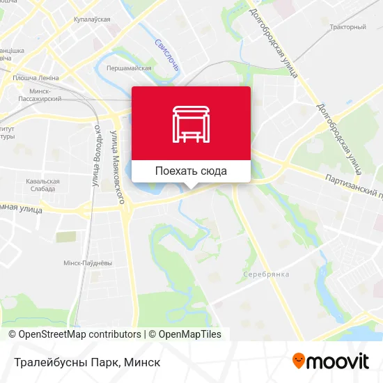 Карта Тралейбусны Парк