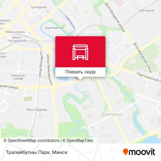 Карта Тралейбусны Парк
