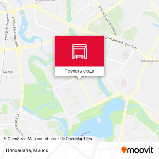 Карта Пляханава