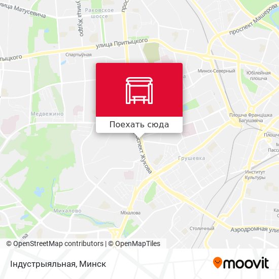 Карта Індустрыяльная