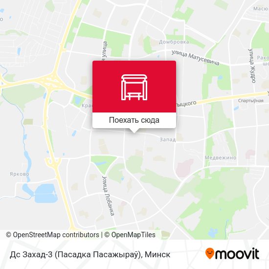 Карта Дс Захад-3 (Пасадка Пасажыраў)