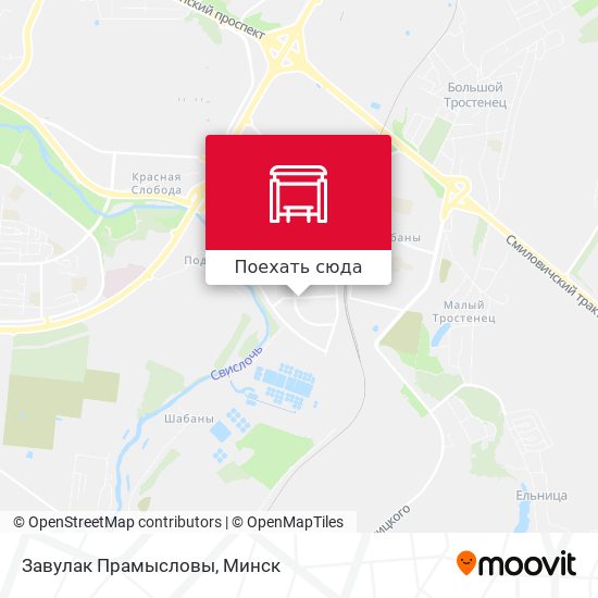 Карта Завулак Прамысловы