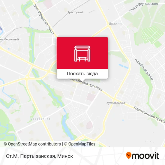 Карта Ст.М. Партызанская