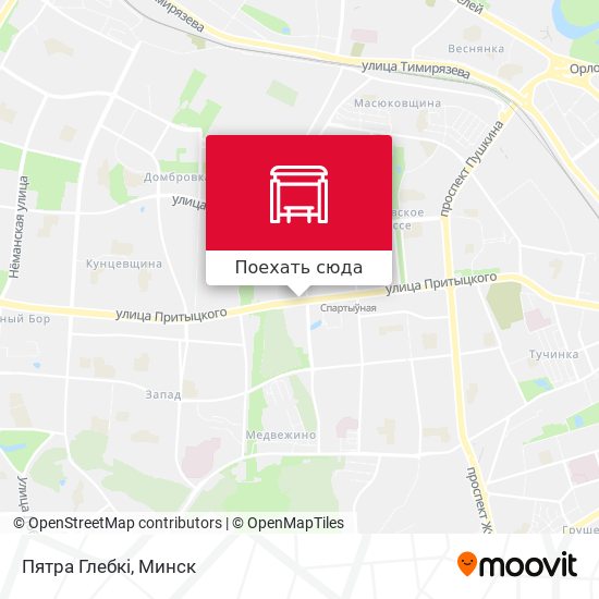 Карта Пятра Глебкі