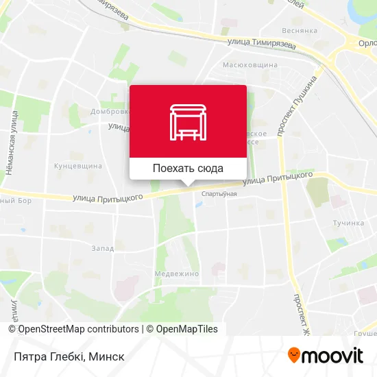 Карта Пятра Глебкі