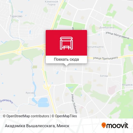Карта Акадэміка Вышалесскага