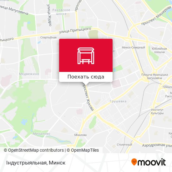 Карта Індустрыяльная