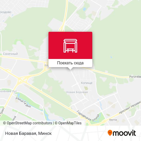 Карта Новая Баравая