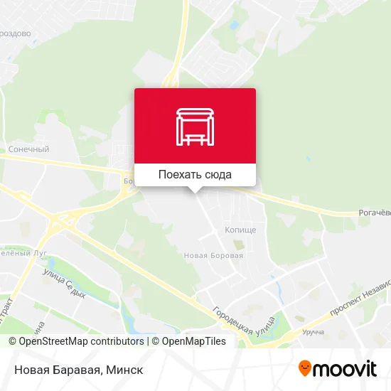 Карта Новая Баравая