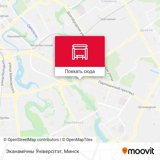 Карта Эканамічны Ўніверсітэт