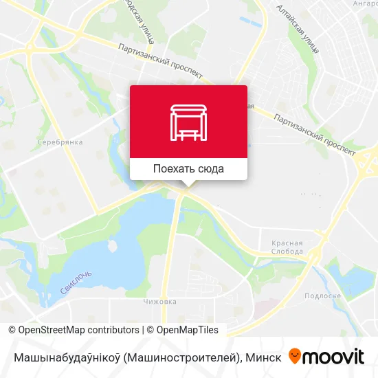 Карта Машынабудаўнікоў (Машиностроителей)