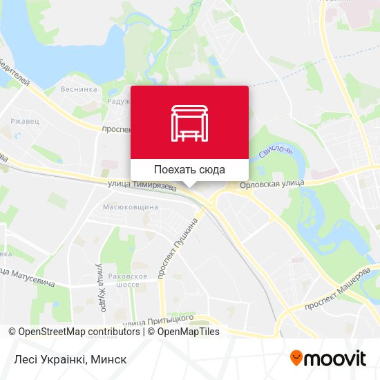 Карта Лесі Украінкі