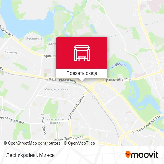 Карта Лесі Украінкі