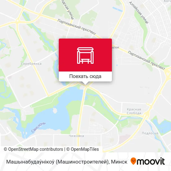 Карта Машынабудаўнікоў (Машиностроителей)