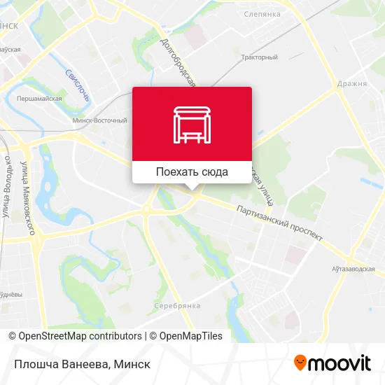 Карта Плошча Ванеева