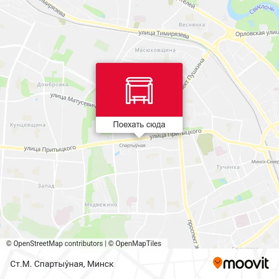 Карта Ст.М. Спартыўная