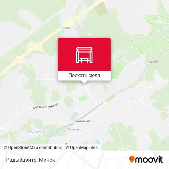 Карта Радыёцэнтр