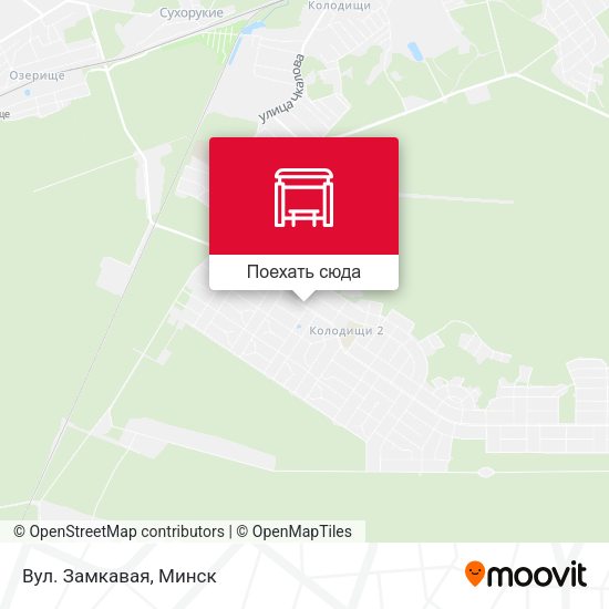 Карта Вул. Замкавая