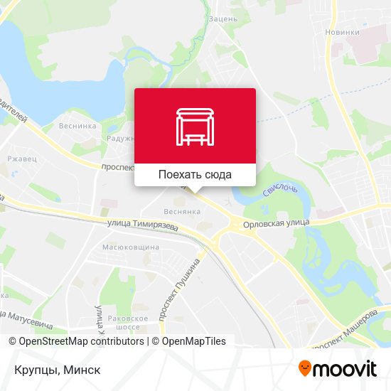 Карта Крупцы