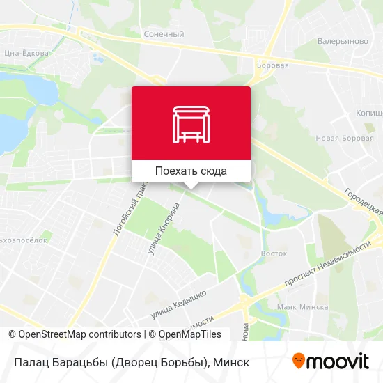 Карта Палац Барацьбы (Дворец Борьбы)