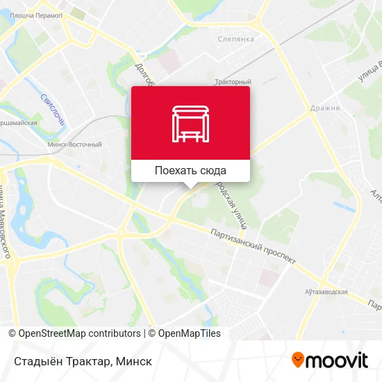 Карта Стадыён Трактар