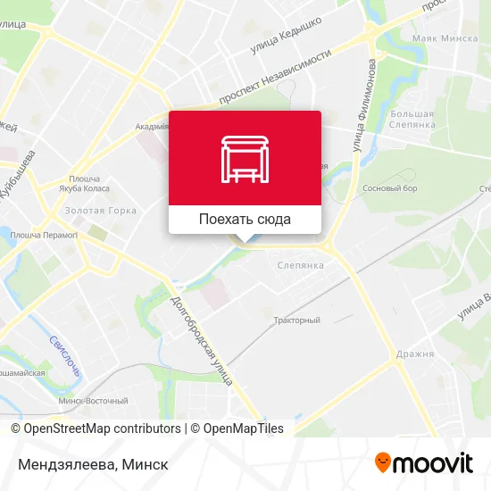 Карта Мендзялеева