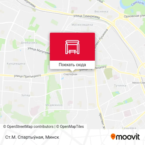 Карта Ст.М. Спартыўная