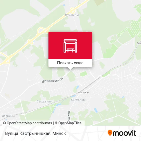 Карта Вуліца Кастрычніцкая