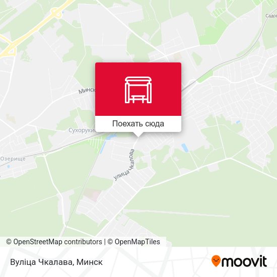 Карта Вуліца Чкалава