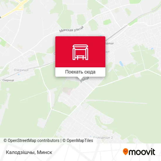 Карта Калодзішчы