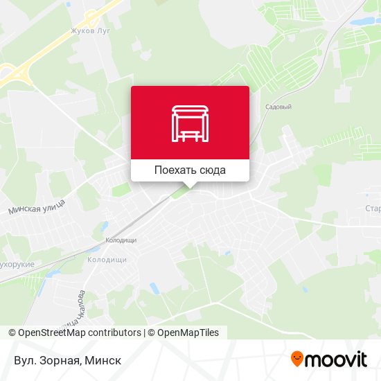 Карта Вул. Зорная