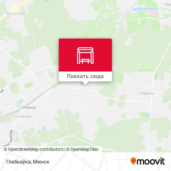 Карта Глебкаўка