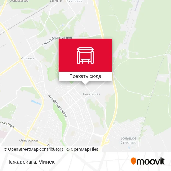 Карта Пажарскага