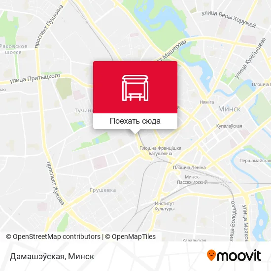 Карта Дамашэўская